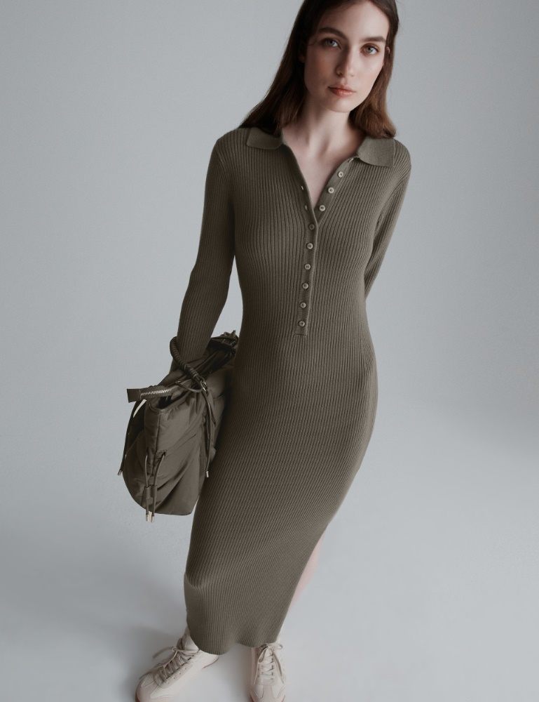 Pure wool polo dress - Marella