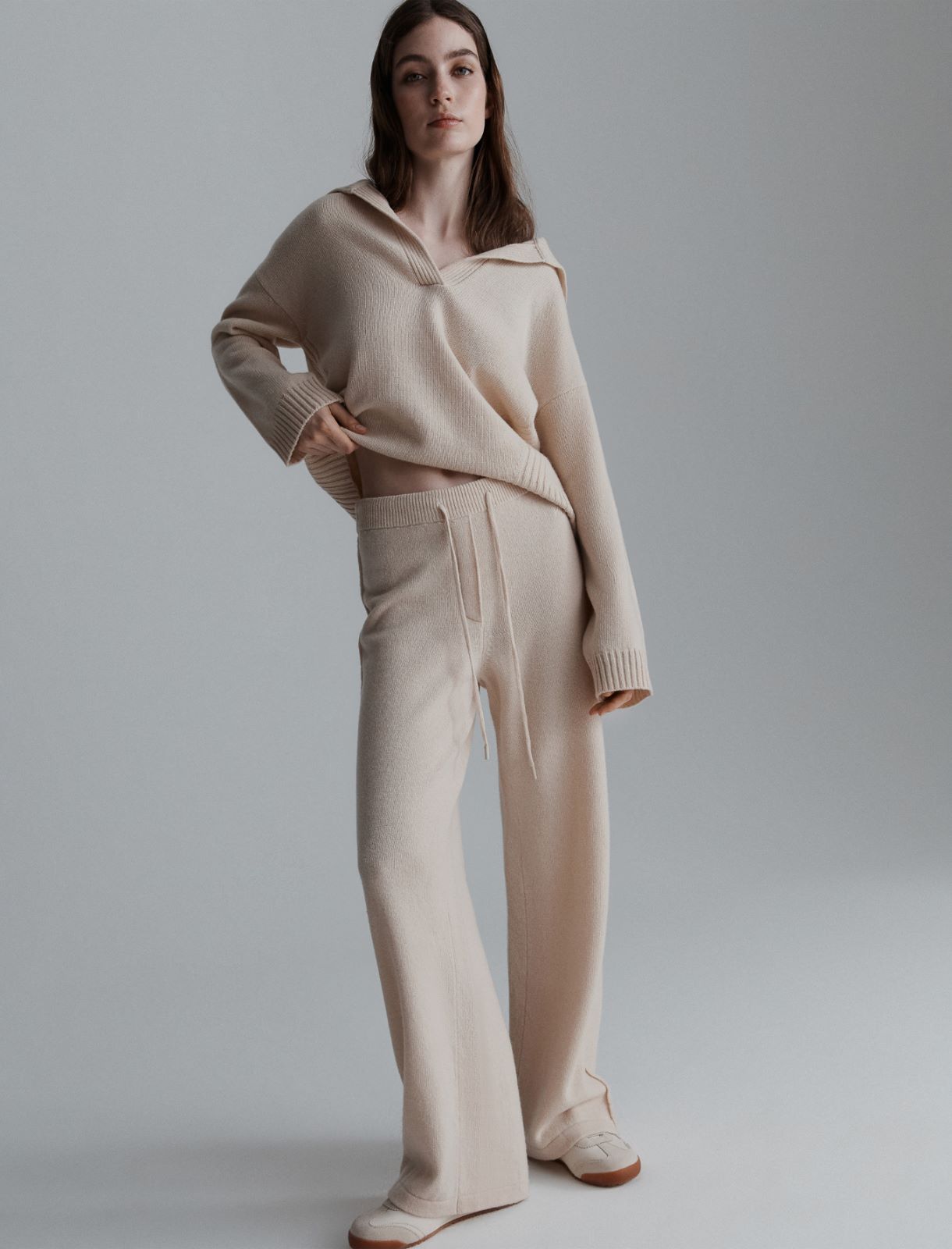 Knit trousers - CREAM - Marella - 4