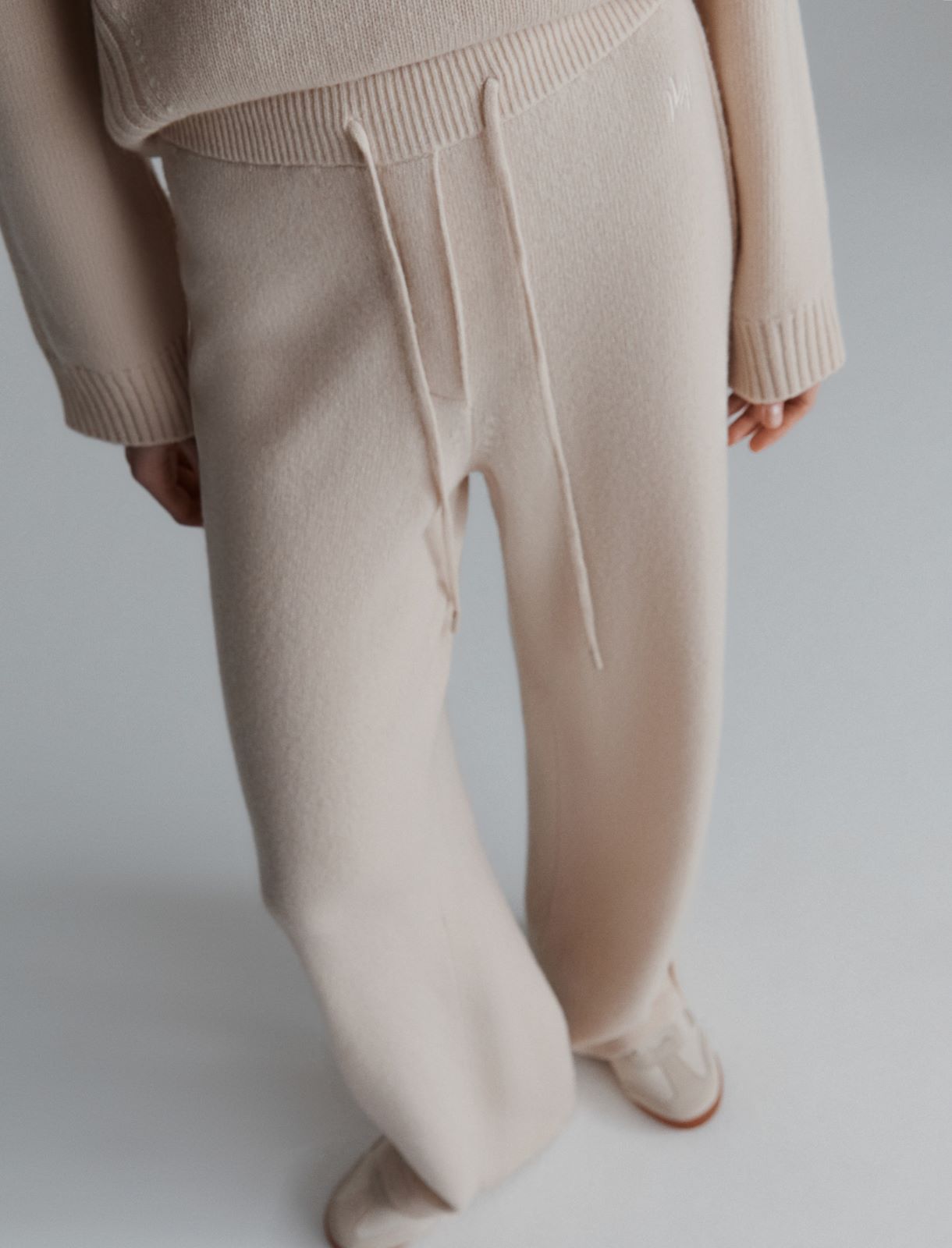 Knit trousers - CREAM - Marella - 5