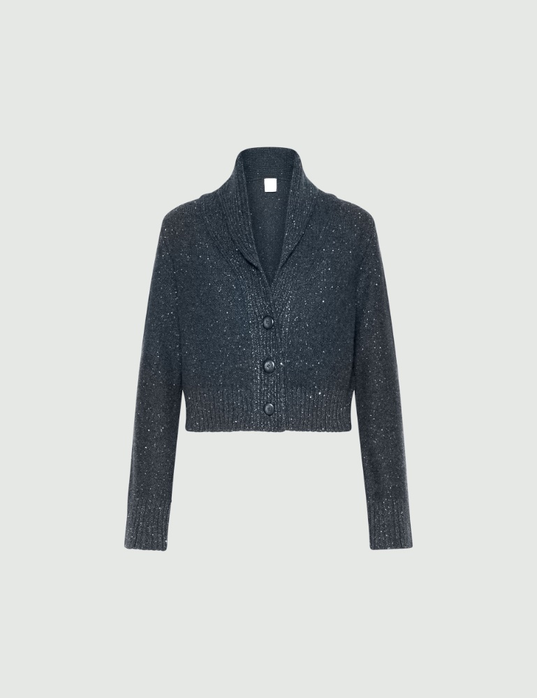 Sequinned cashmere-blend cardigan - Marella
