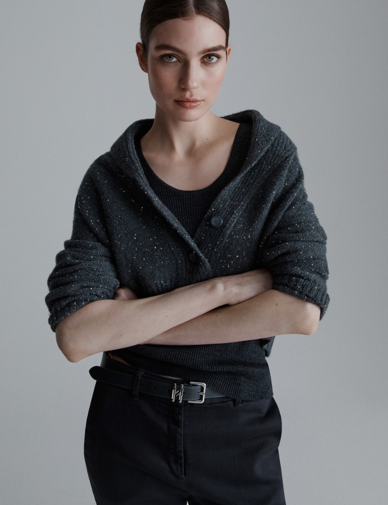 Sequinned cashmere-blend cardigan - Marella