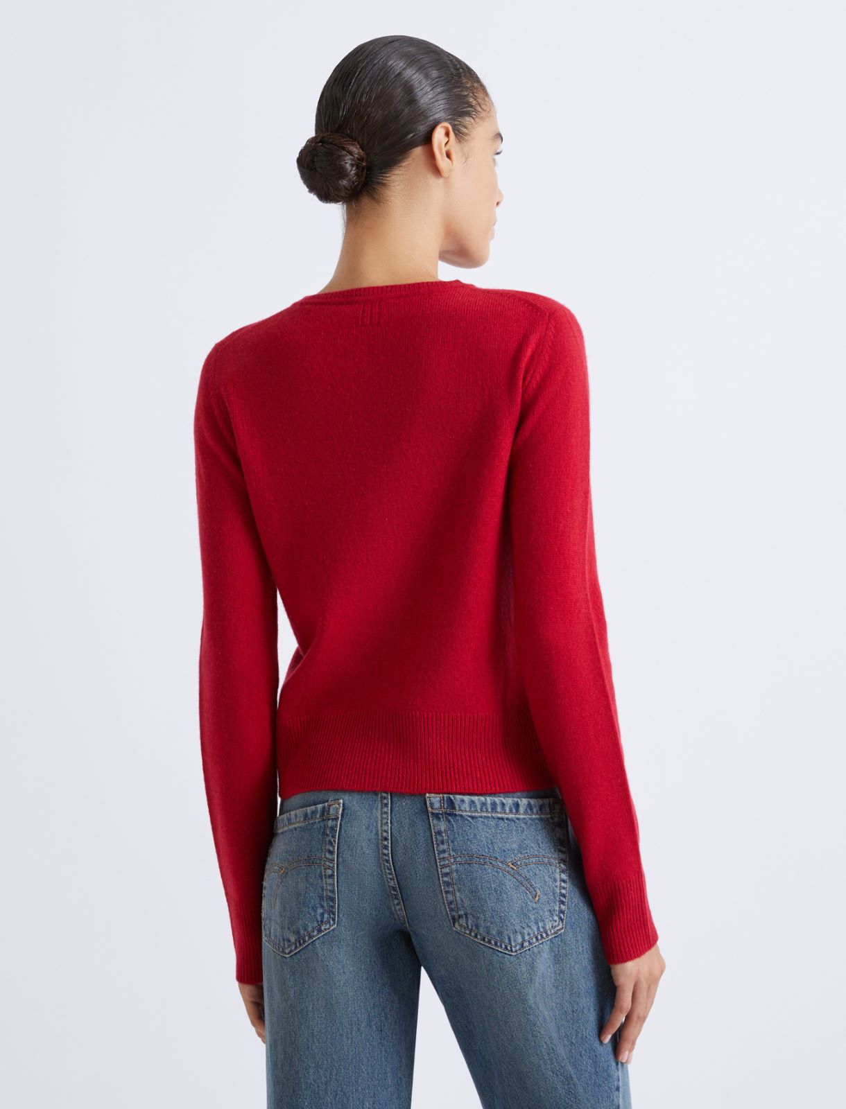 Cashmere-blend cardigan - RED - Marella - 3