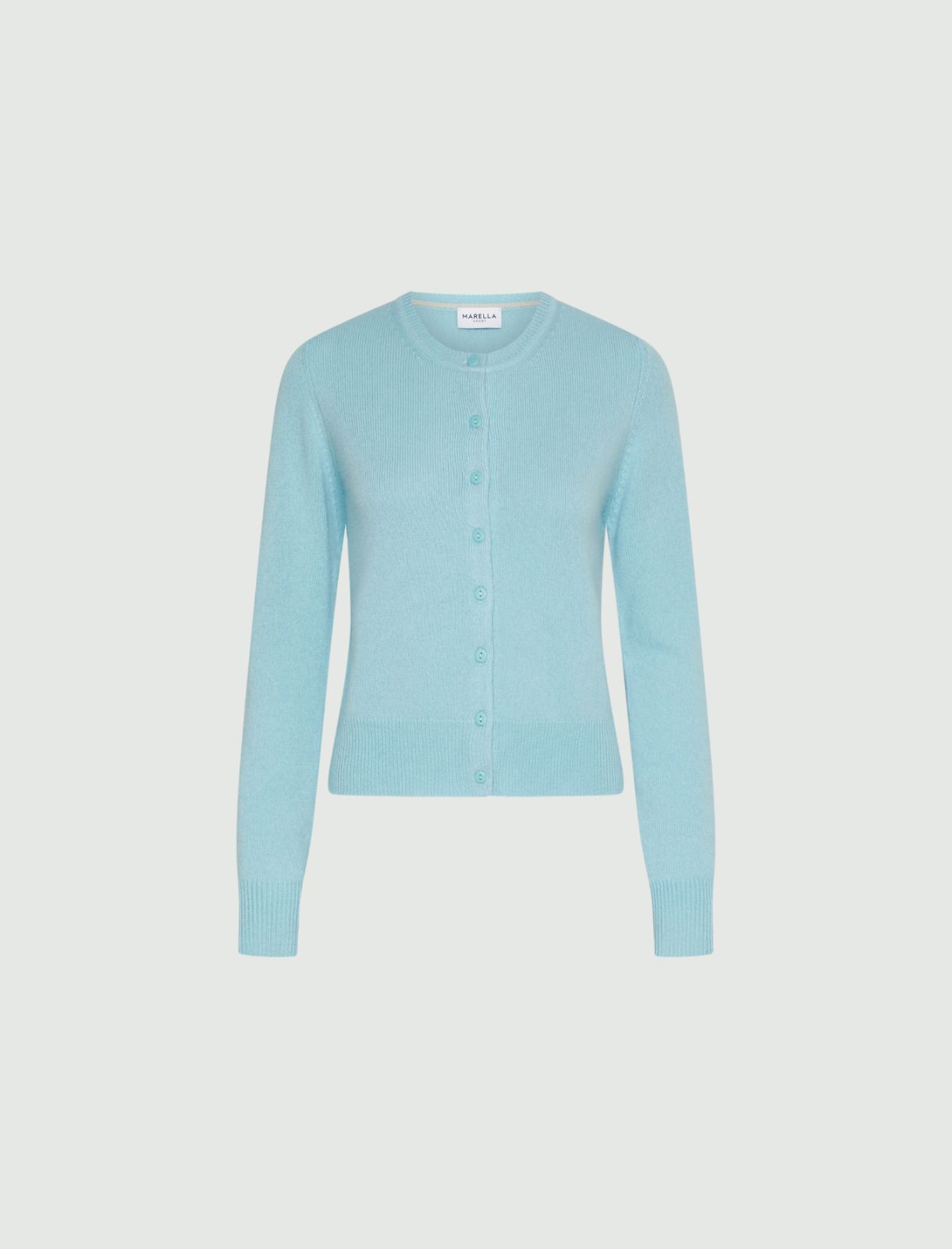 Cashmere-blend cardigan - WATER - Marella
