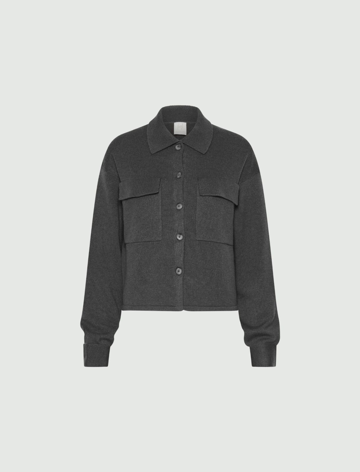Pure cashmere overshirt - OLIVE - Marella