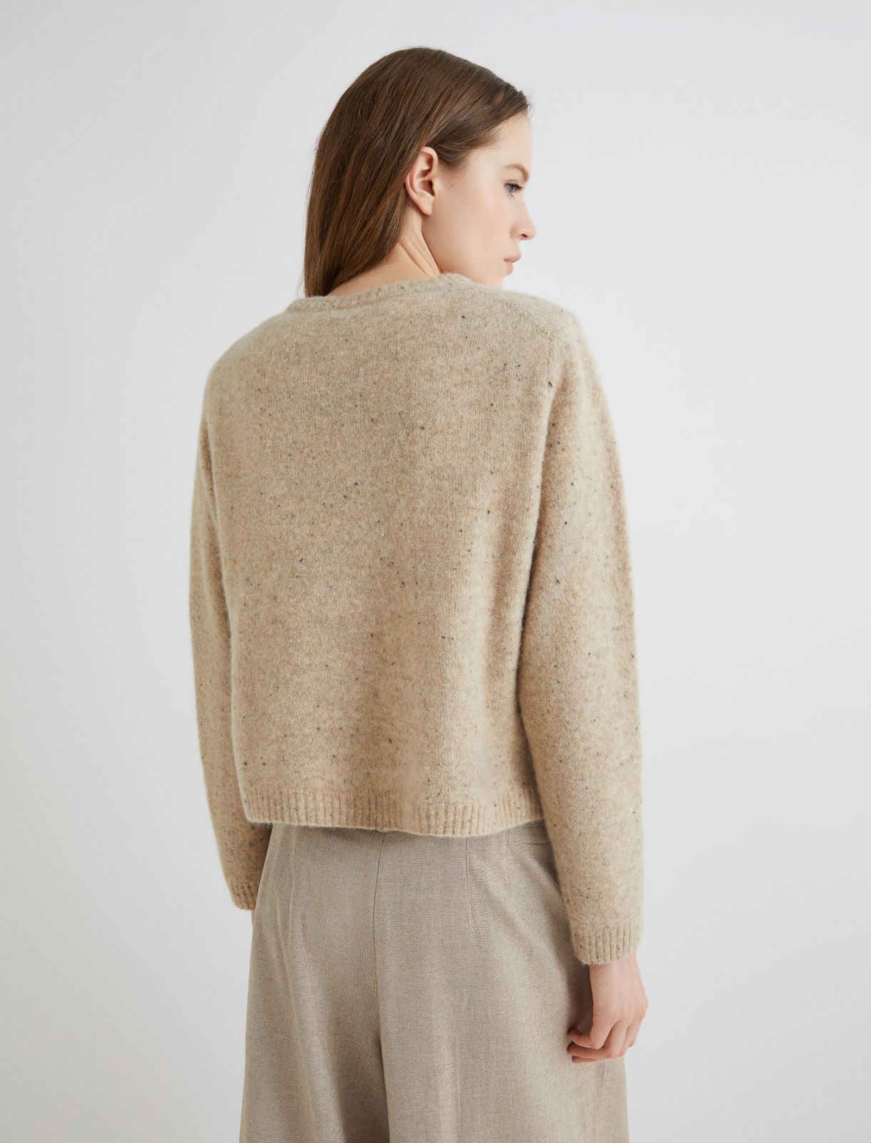 Cardigan with pockets - CAMEL - Marella - 3
