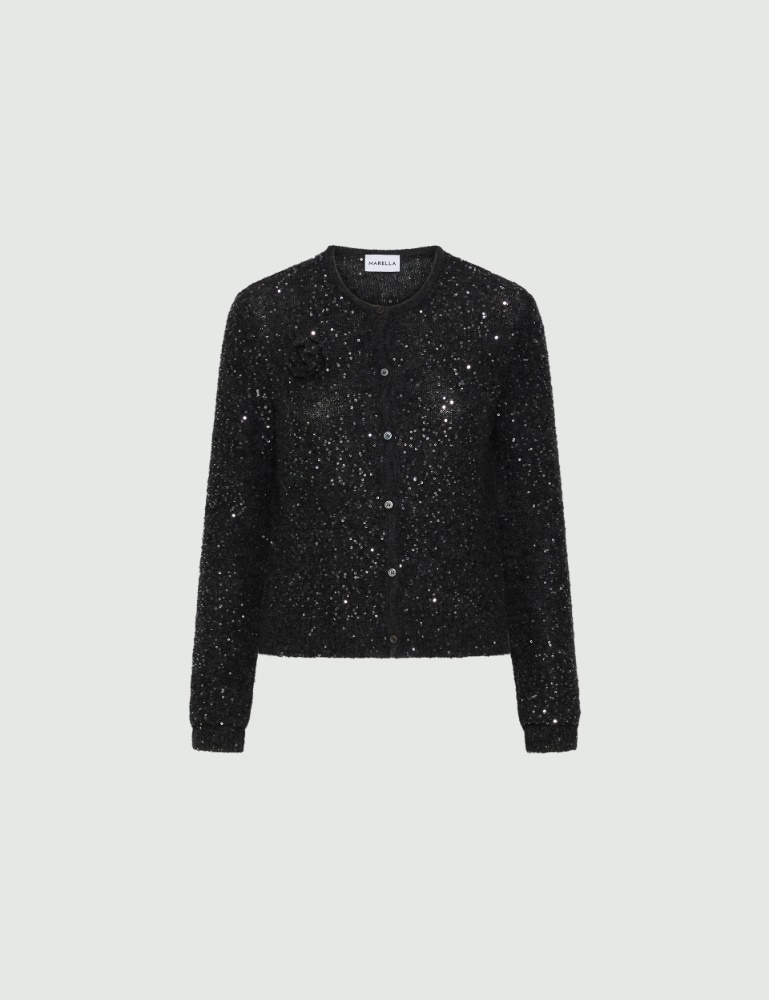 Cardigan in maglia con paillette - Marella