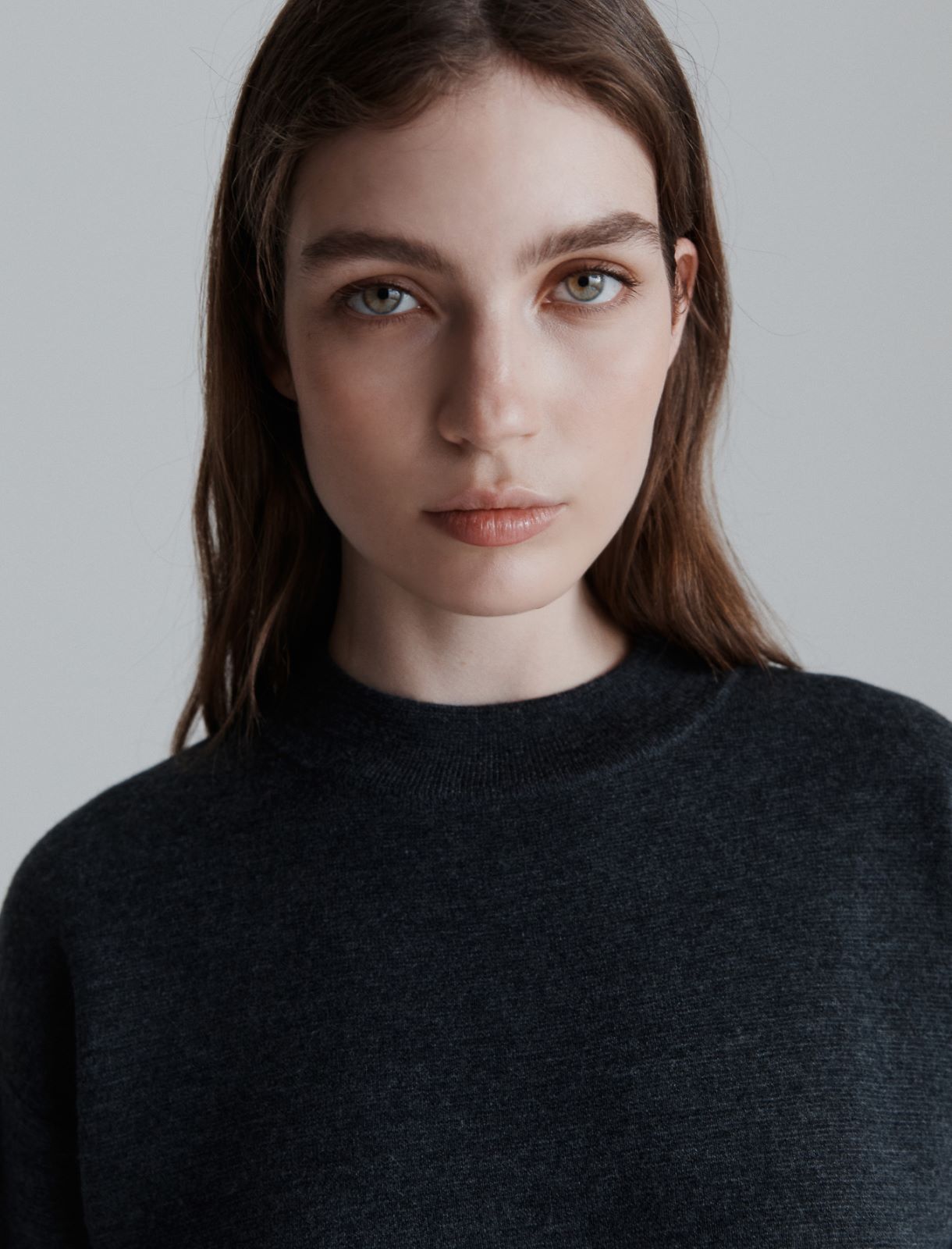 Pure wool sweater - DARK GREY - Marella - 4
