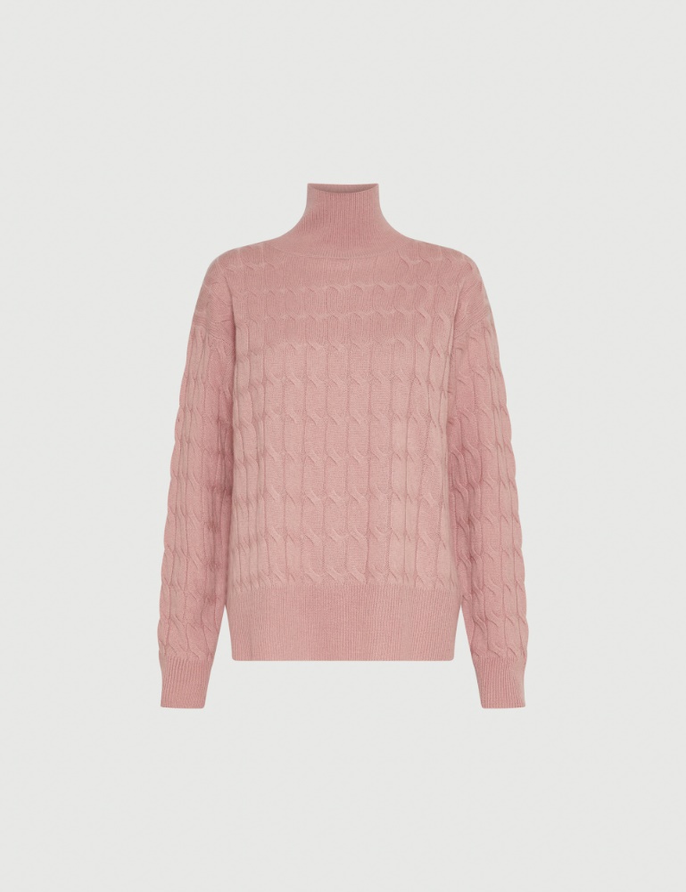 Cashmere-blend mock polo-neck sweater - Marella