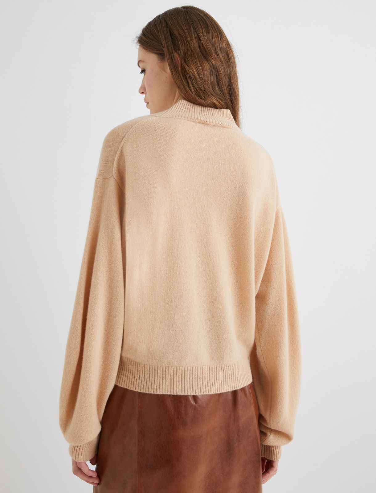 Cashmere high-neck sweater - POWDER - Marella - 2