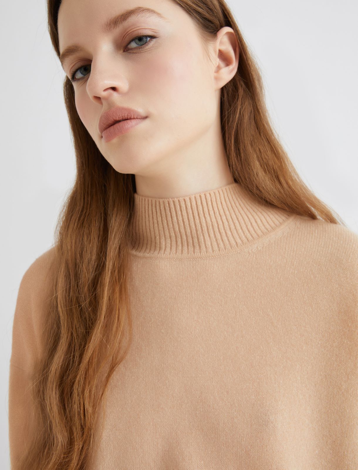 Cashmere high-neck sweater - POWDER - Marella - 4