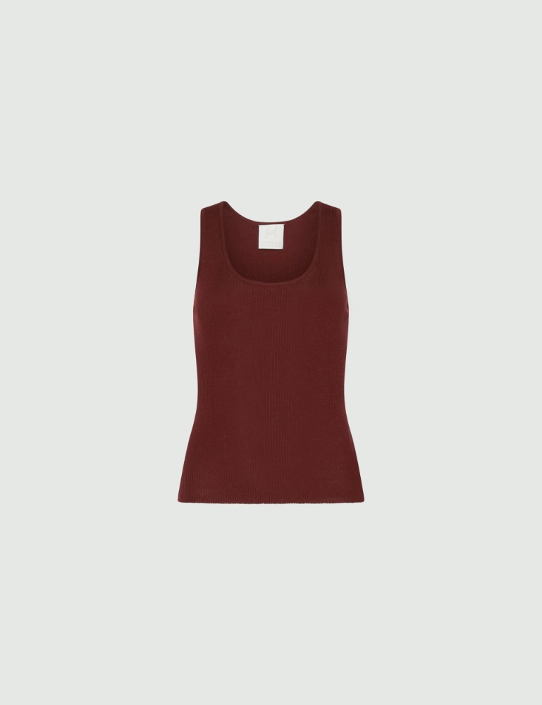 Ultra-lightweight wool vest top - Marella
