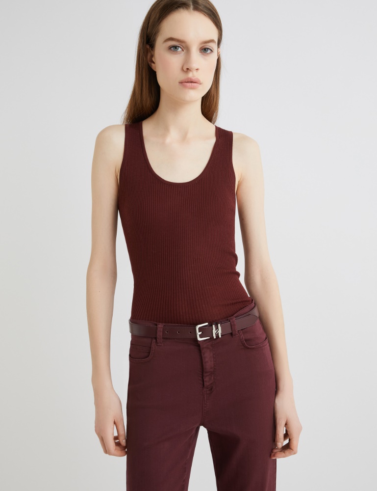 Ultra-lightweight wool vest top - Marella