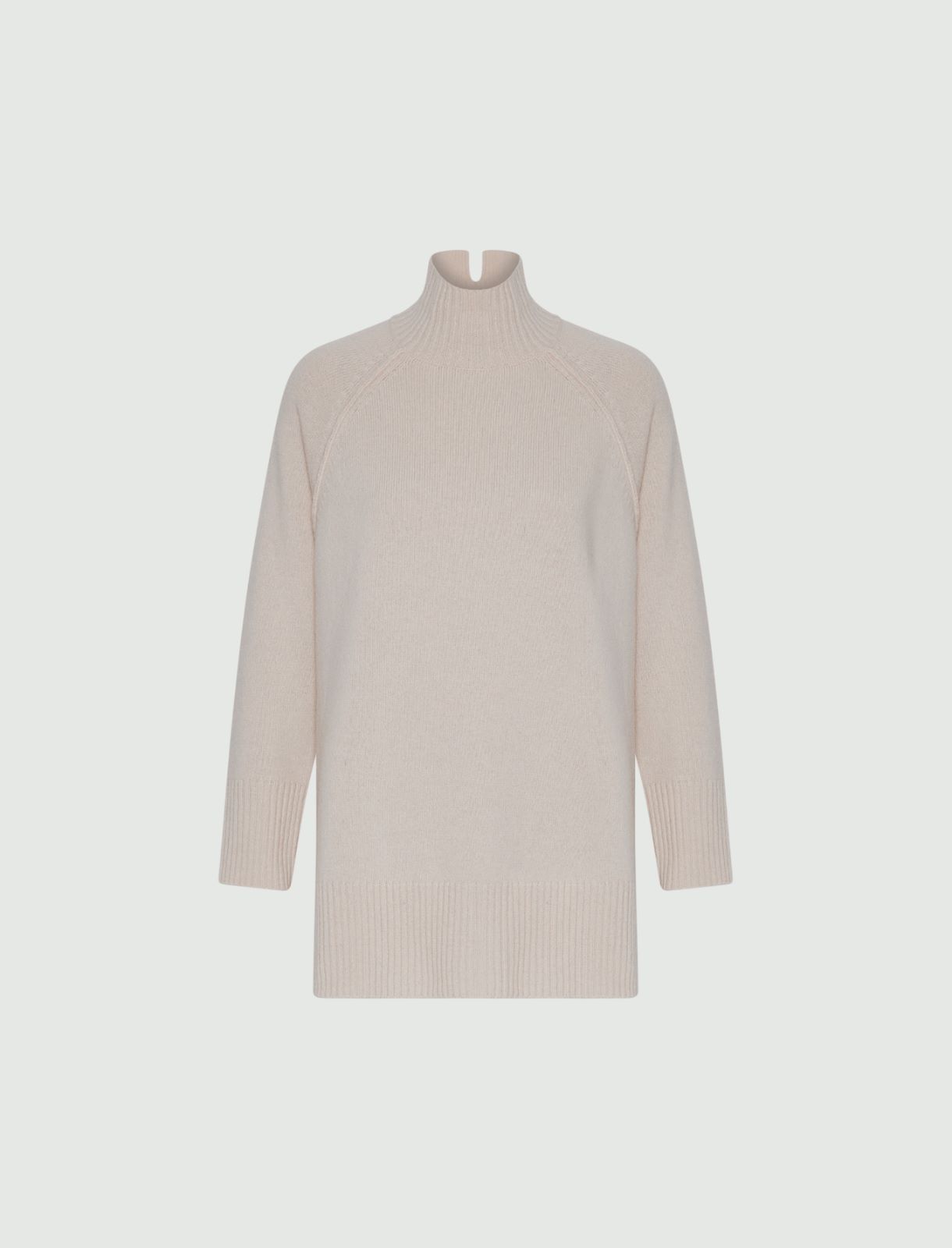 High-neck sweater - CREAM - Marella