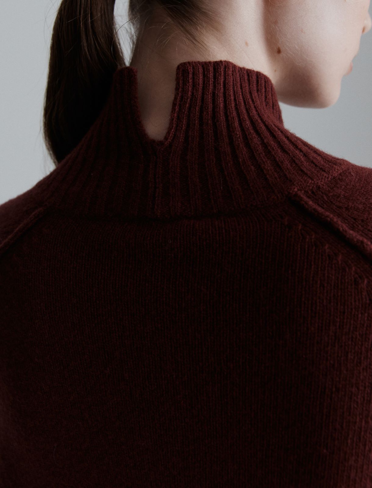 High-neck sweater - BORDEAUX - Marella - 5
