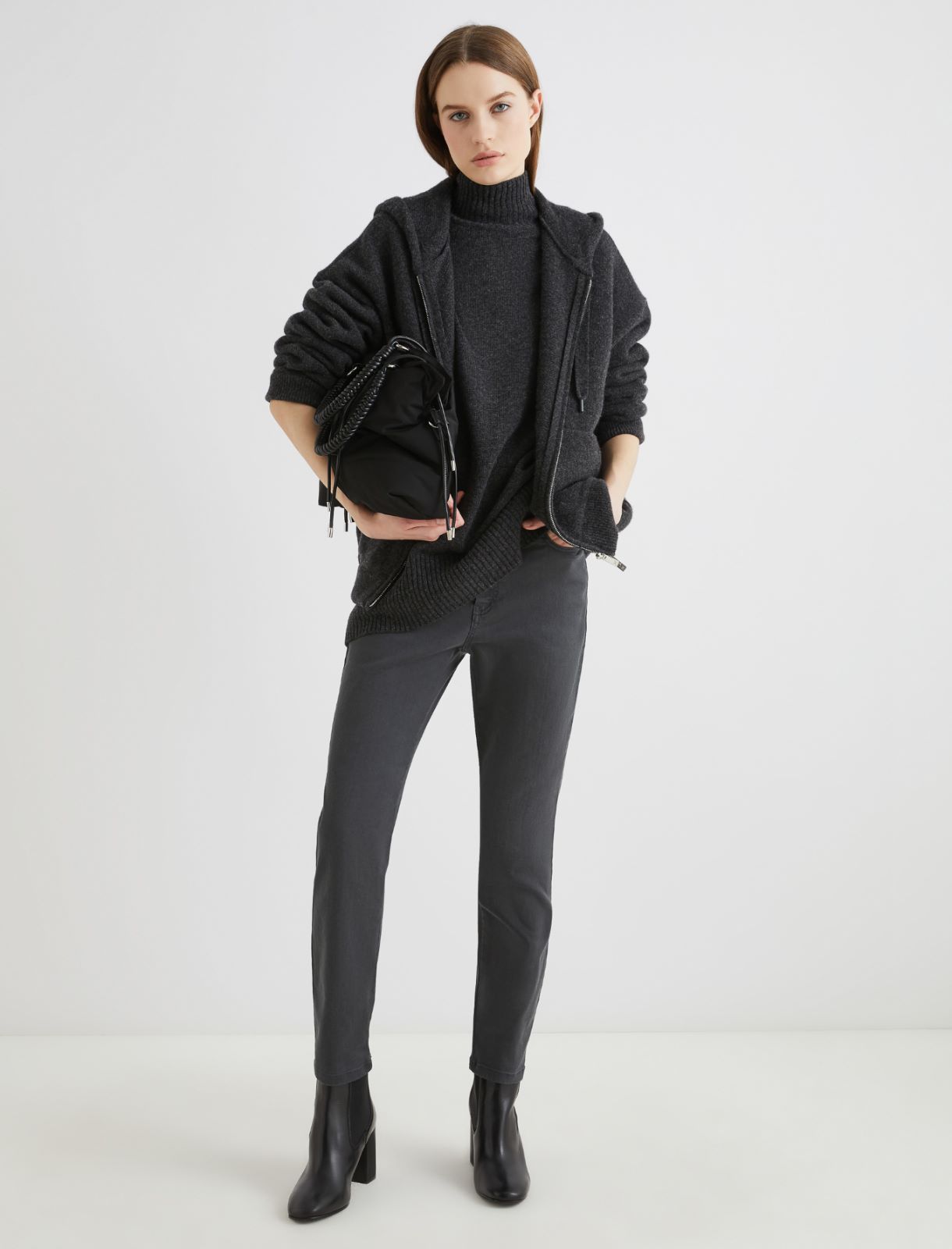 High-neck sweater - DARK GREY - Marella - 2