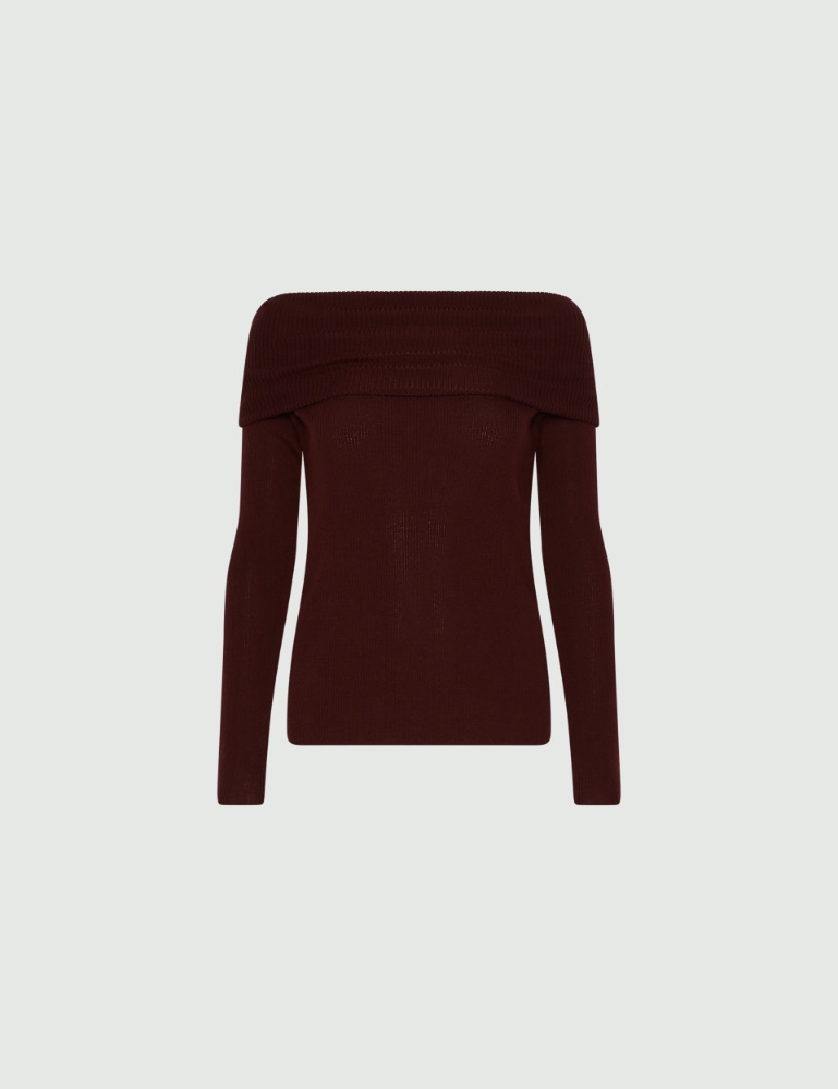 Slim-fit cowl-neck sweater - Marella