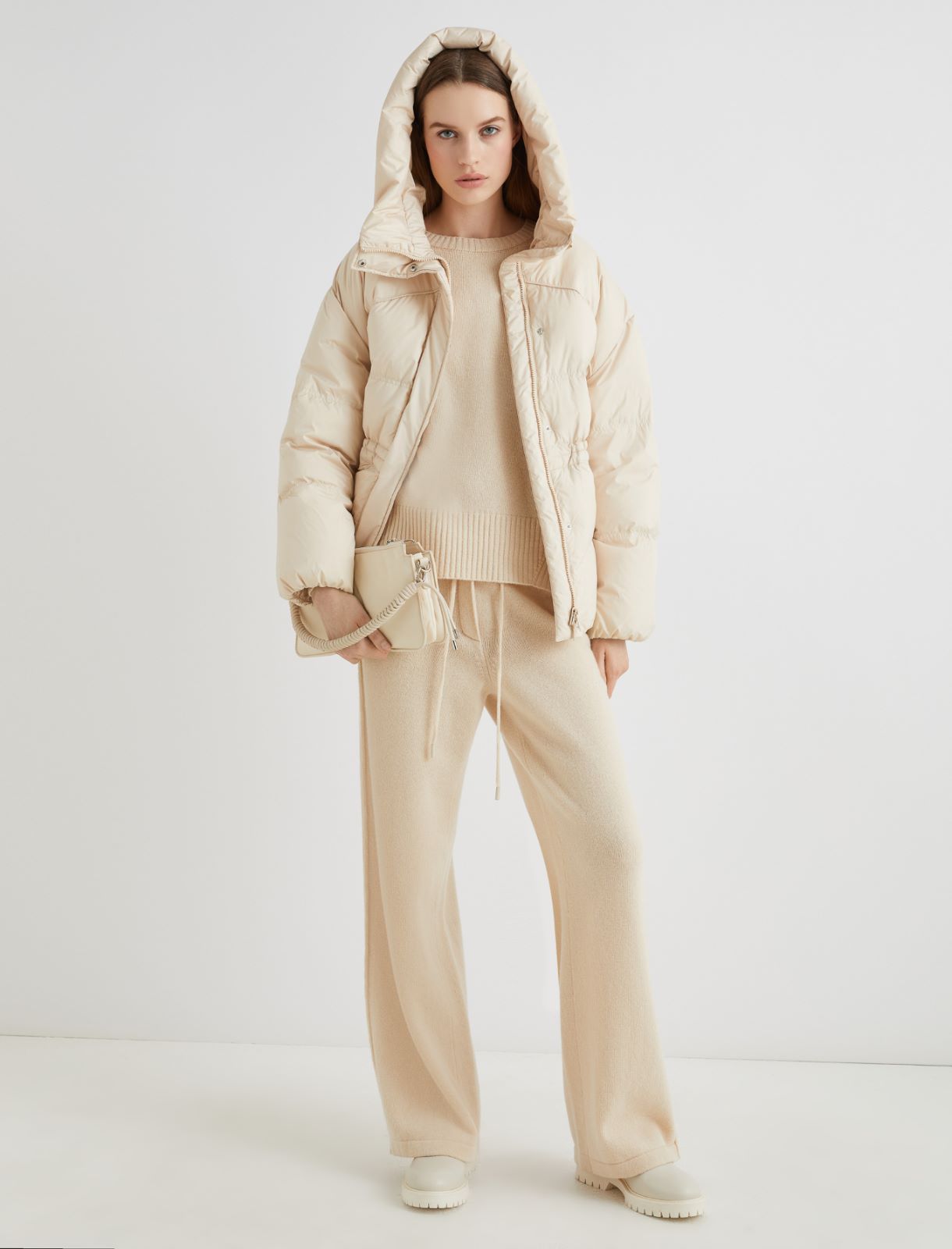 Boxy-fit pure wool sweater - CREAM - Marella - 2