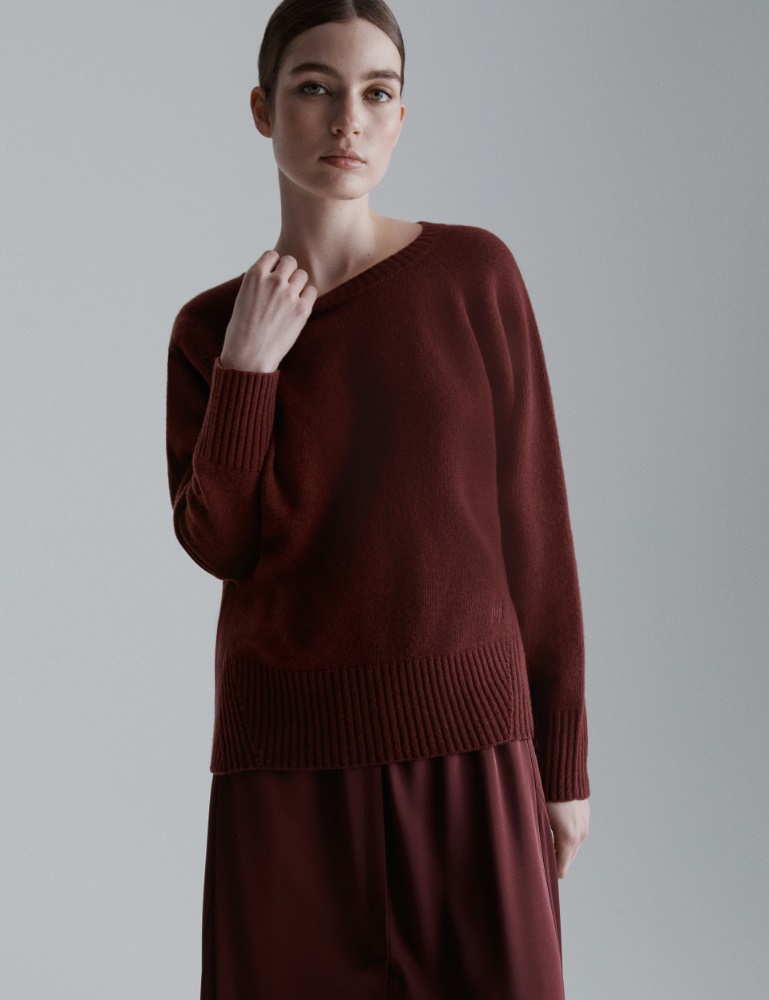 Boxy-fit pure wool sweater - Marella