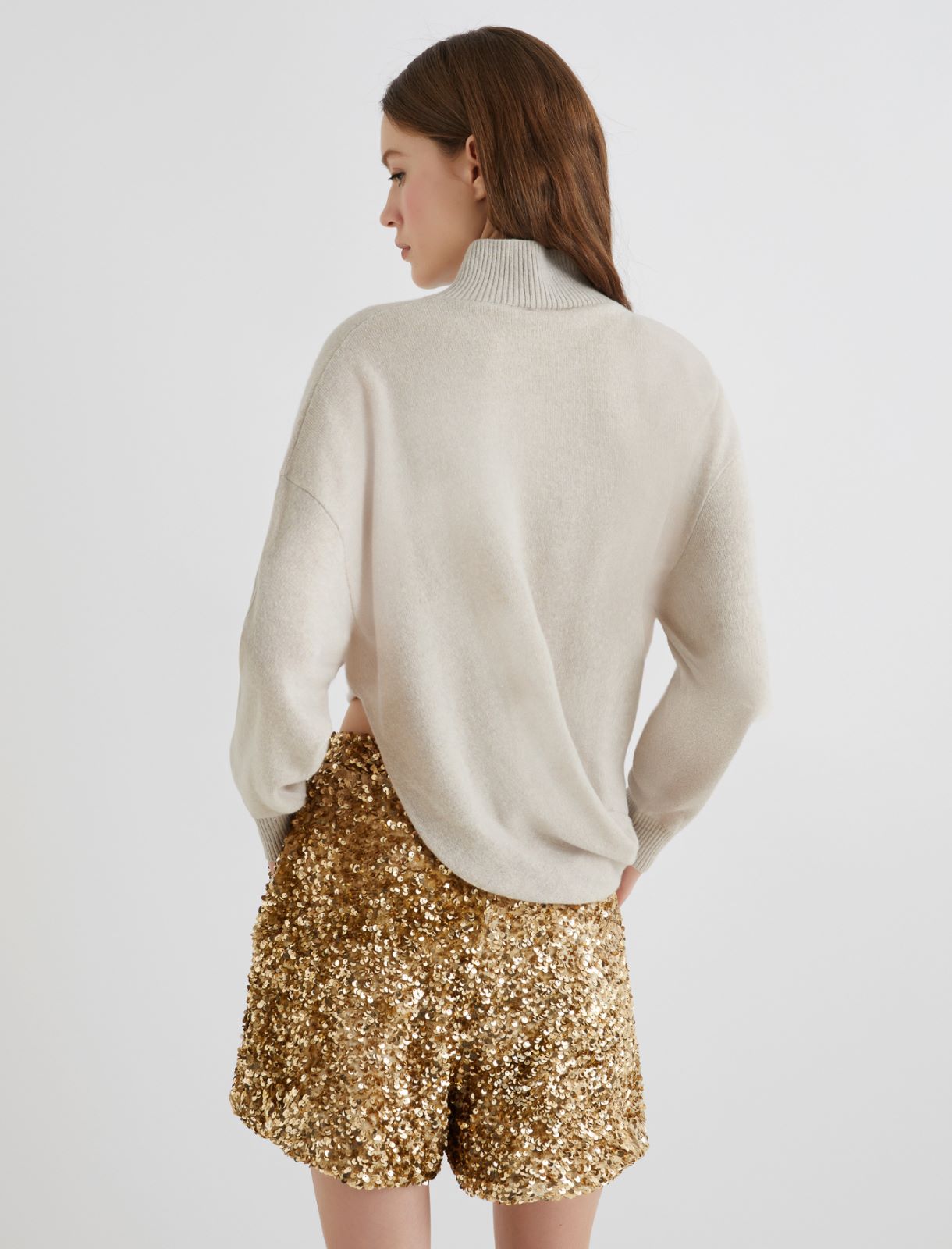 Draped sweater - NATURAL - Marella - 3