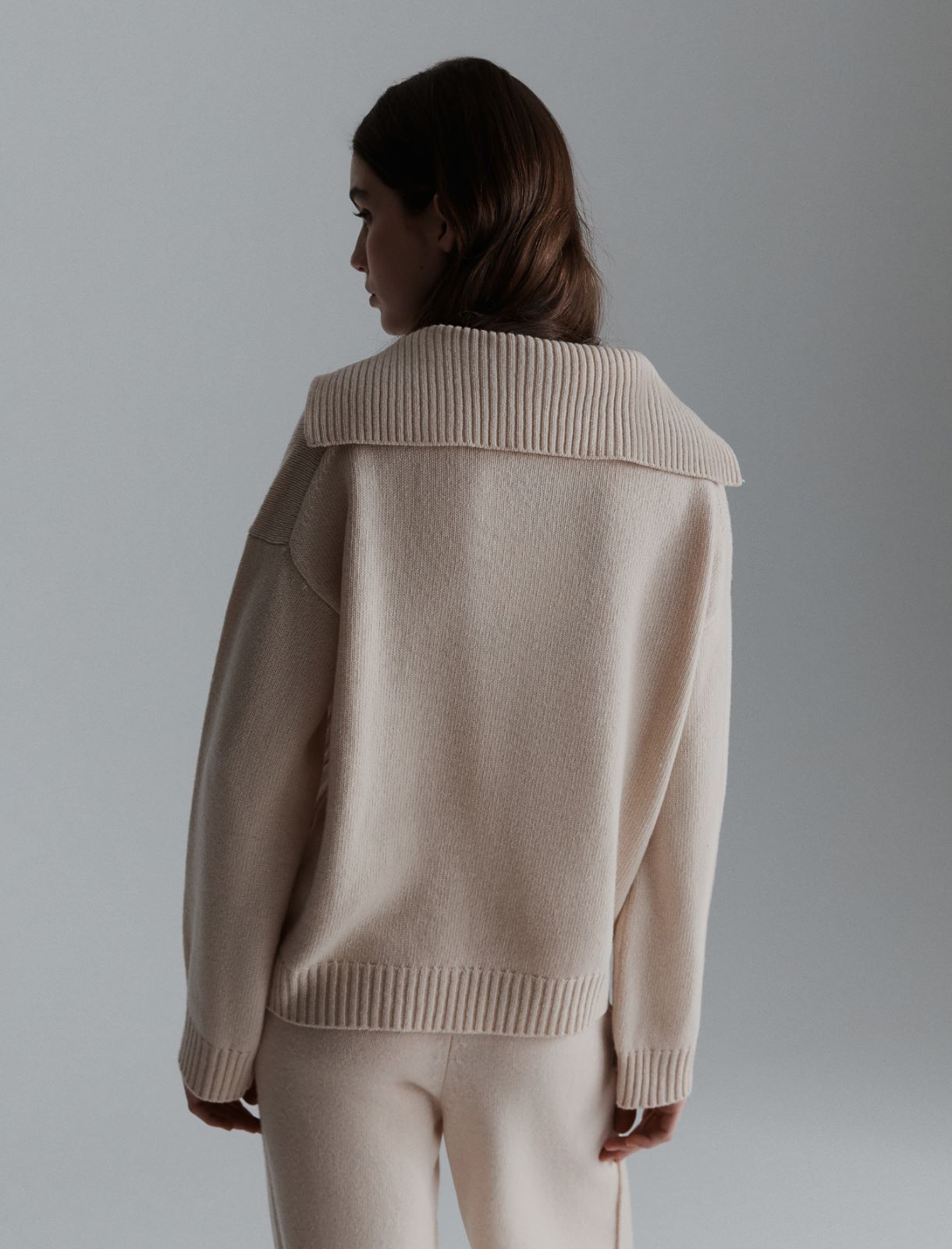 Boxy-Pullover mit Polokragen - SAHNE - Marella - 3
