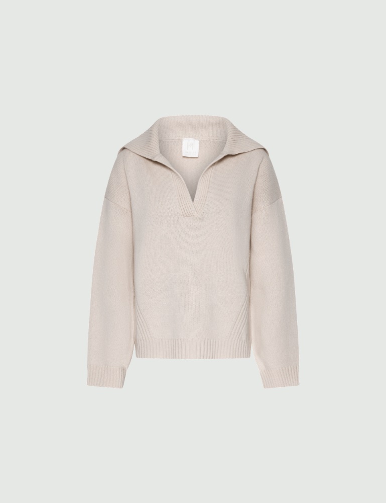Boxy-fit polo-neck sweater - Marella