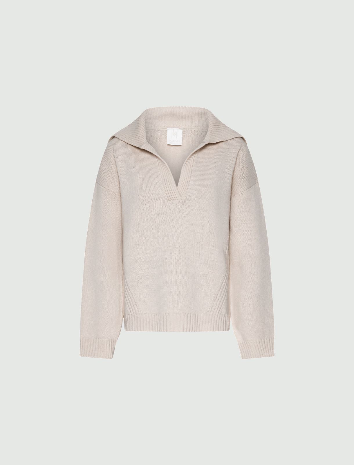 Boxy-Pullover mit Polokragen - SAHNE - Marella - 2