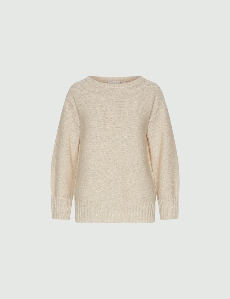 Straight-fit cashmere-blend sweater - Marella