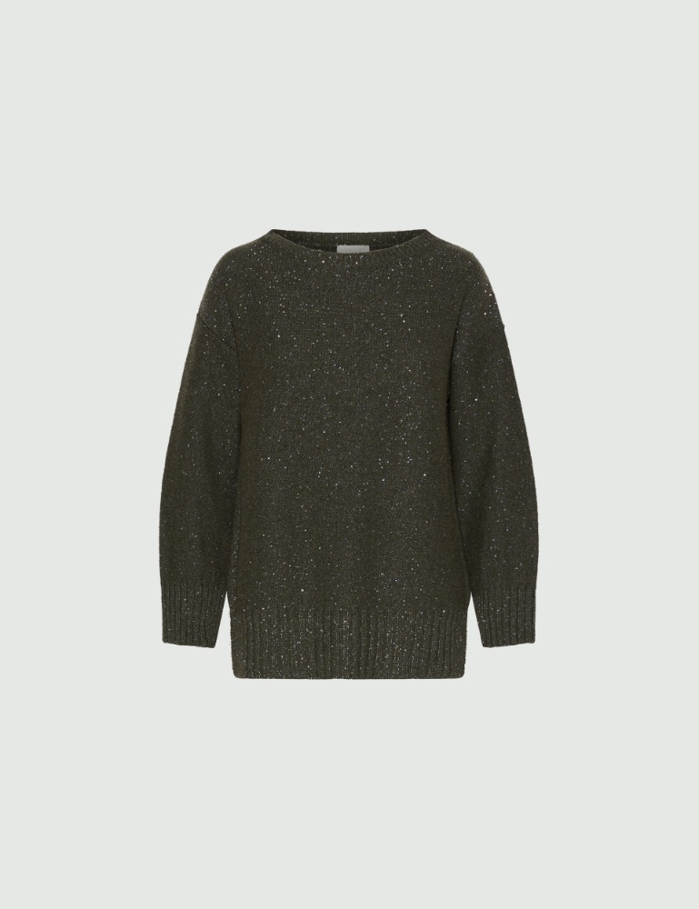 Straight-fit cashmere-blend sweater - Marella