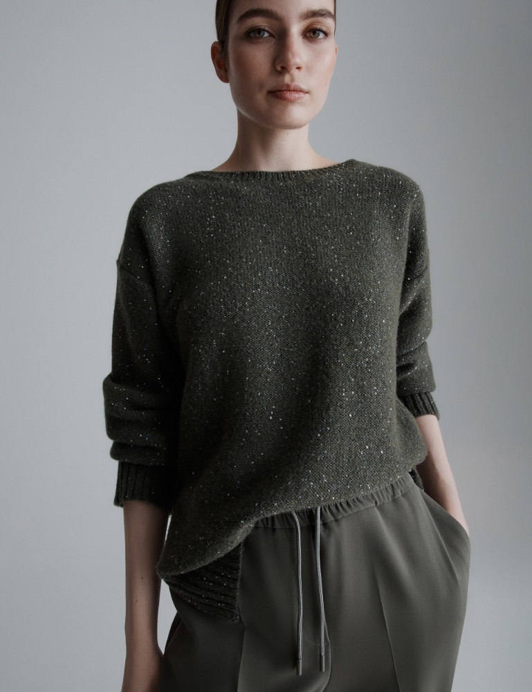 Straight-fit cashmere-blend sweater - Marella