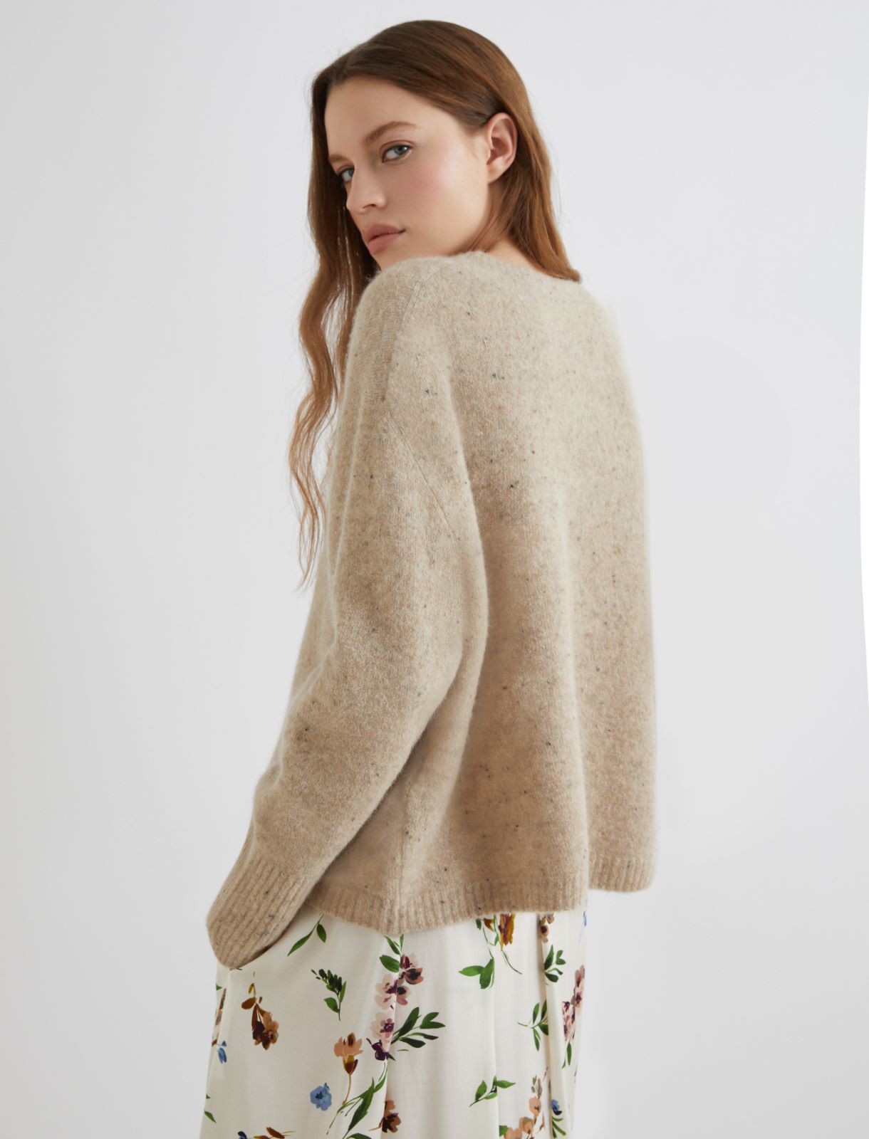 Knop yarn sweater - CAMEL - Marella - 2