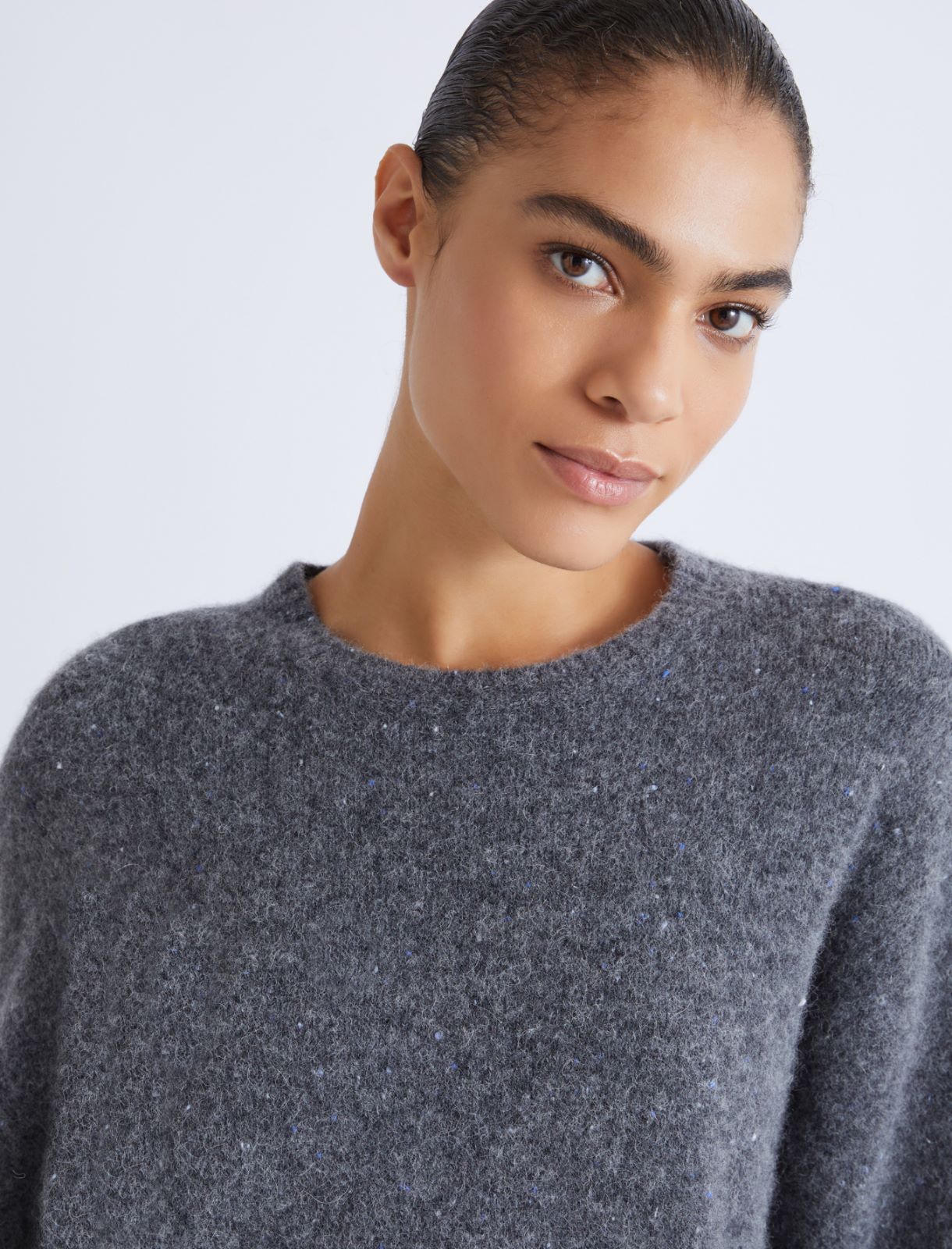 Knop yarn sweater - GREY - Marella - 5