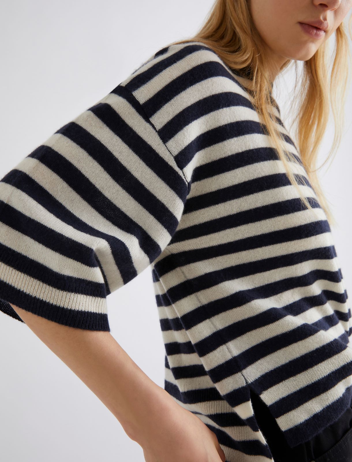 Cashmere crew-neck sweater - NAVY - Marella - 5