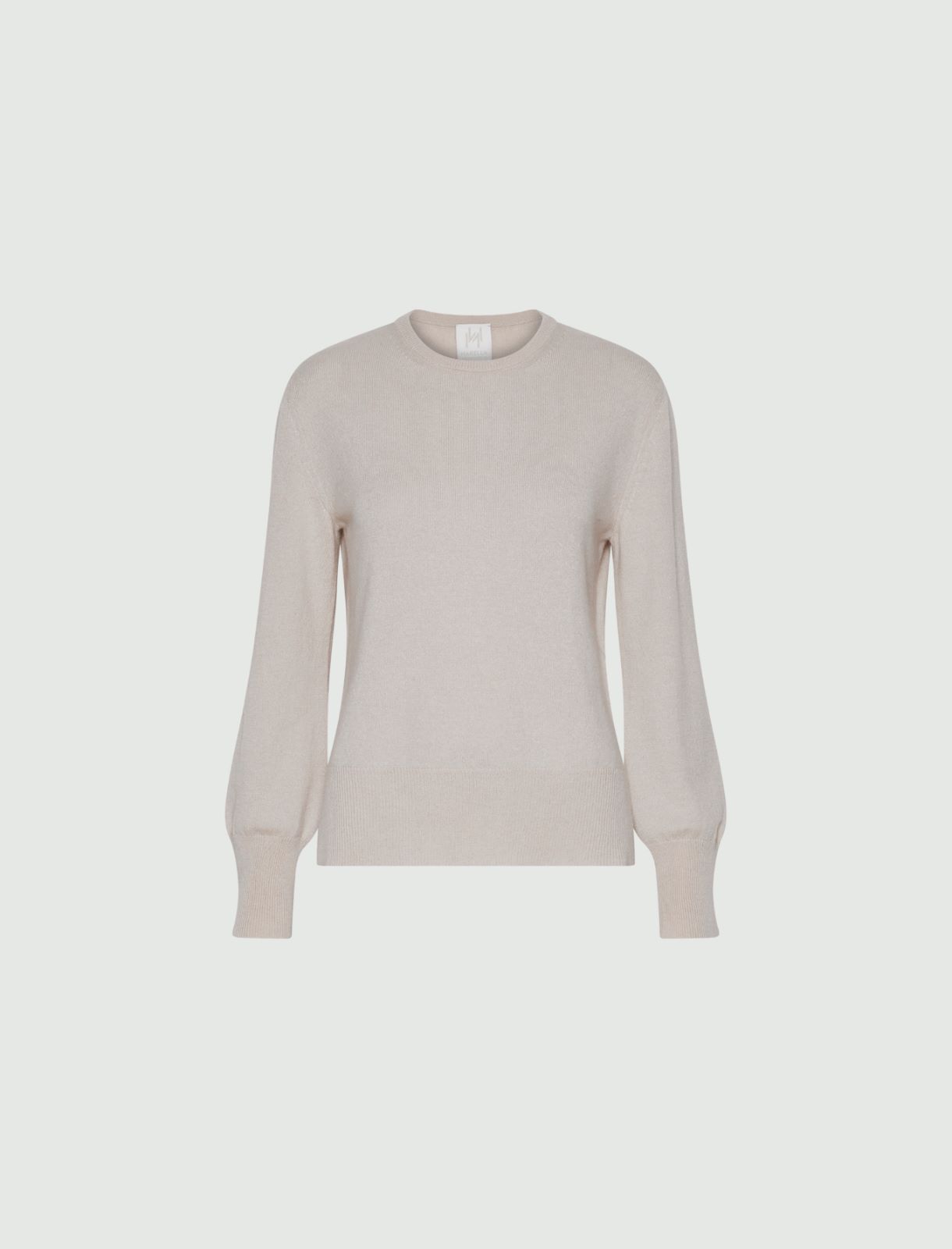 Pullover mit rundem Ausschnitt aus reinem Kaschmir - SAHNE - Marella - 2