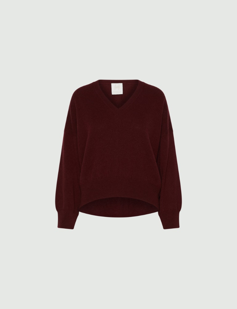 Pure cashmere V-neck sweater - Marella