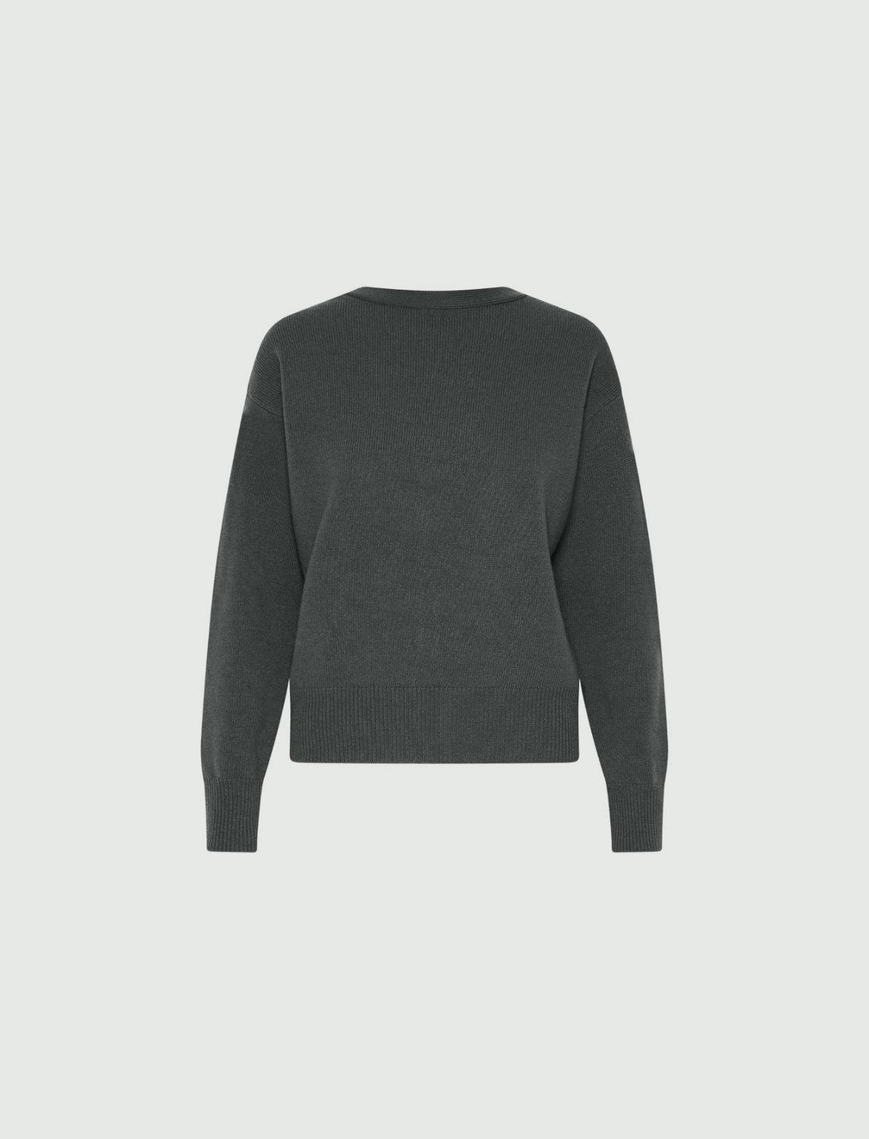 Back-neck sweater - OLIVE - Marella
