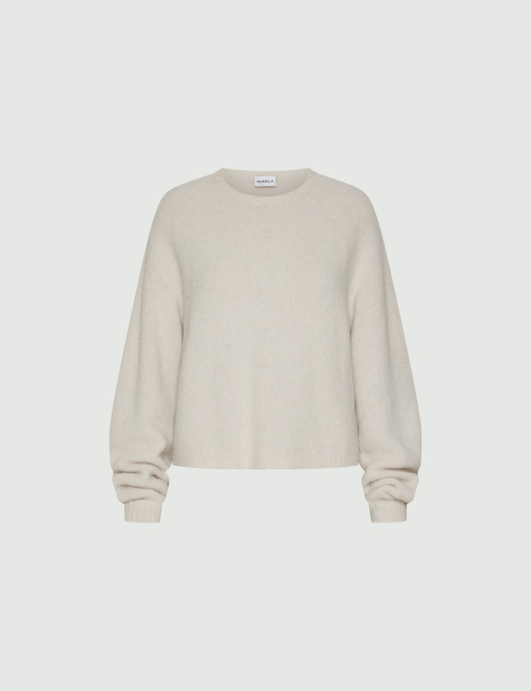 Stretch alpaca crew-neck sweater - Marella