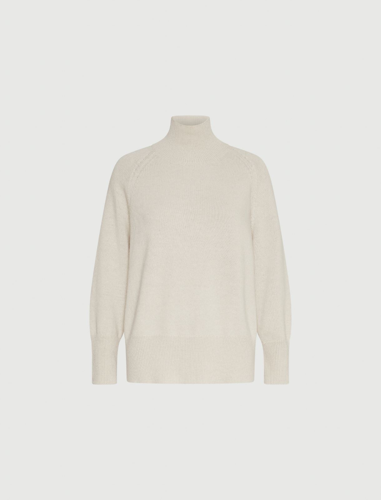 Oversized wool and cashmere sweater - IVORY - Marella - 5