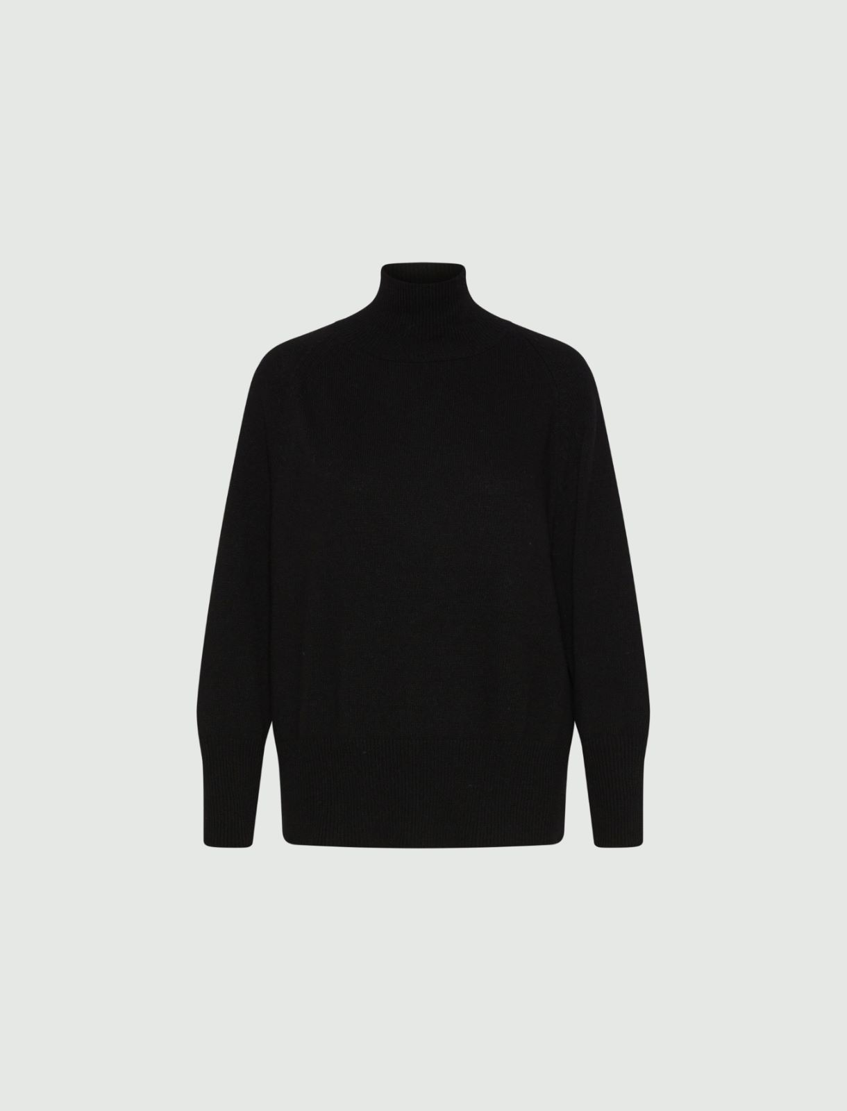 Oversized wool and cashmere sweater - BLACK - Marella - 5