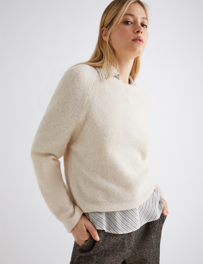 Fluffy alpaca-blend sweater - Marella