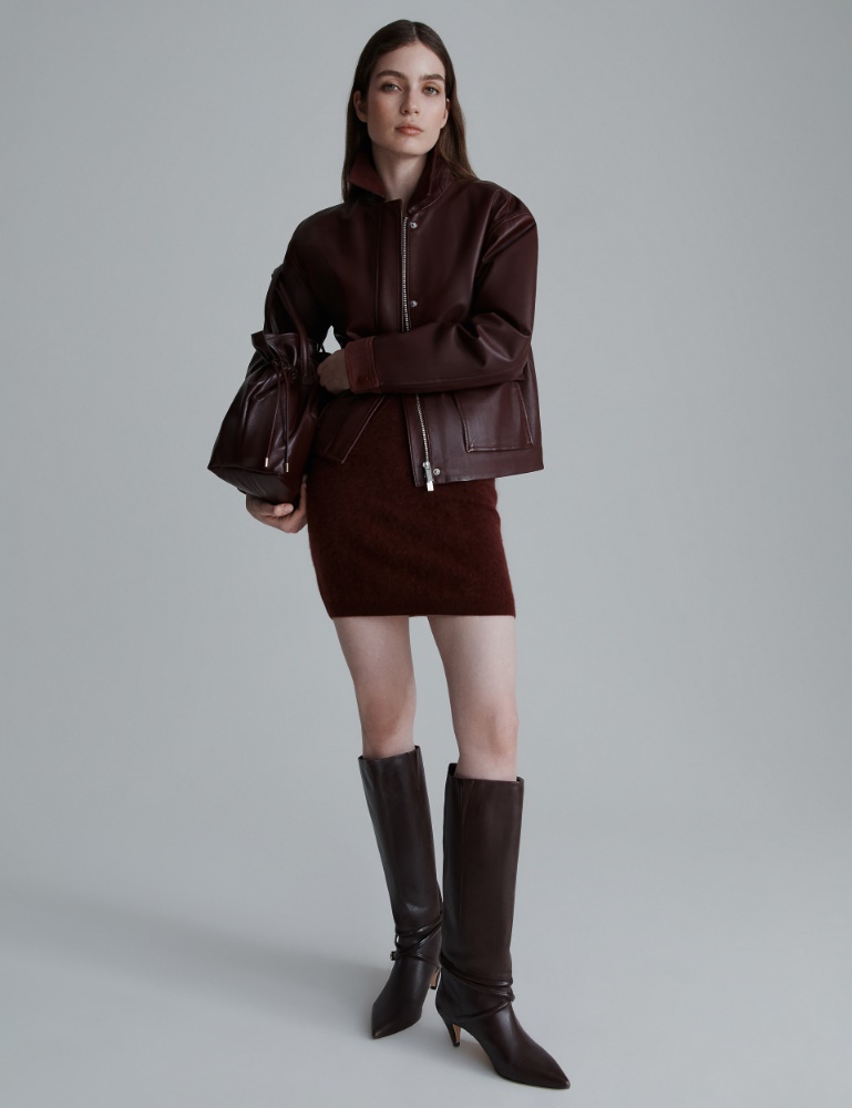 Lederjacke - BORDEAUX - Marella