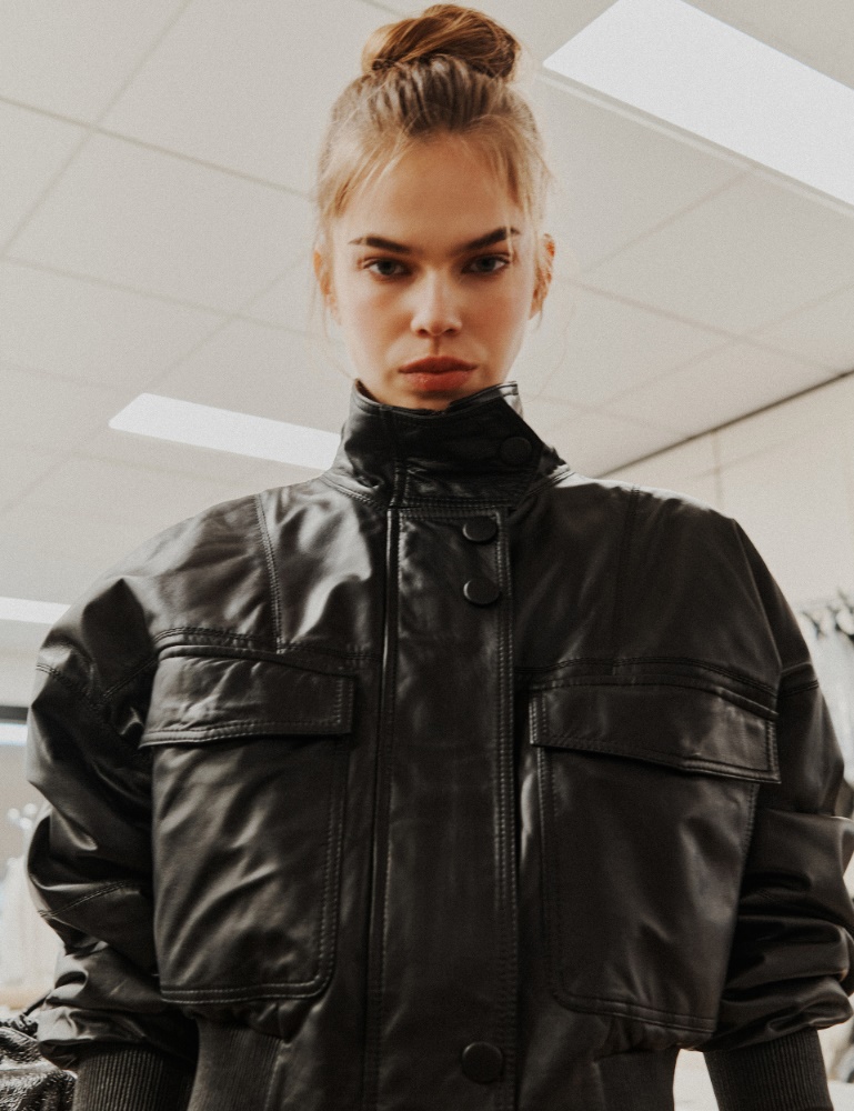 Bomber rembourré en cuir - Marella
