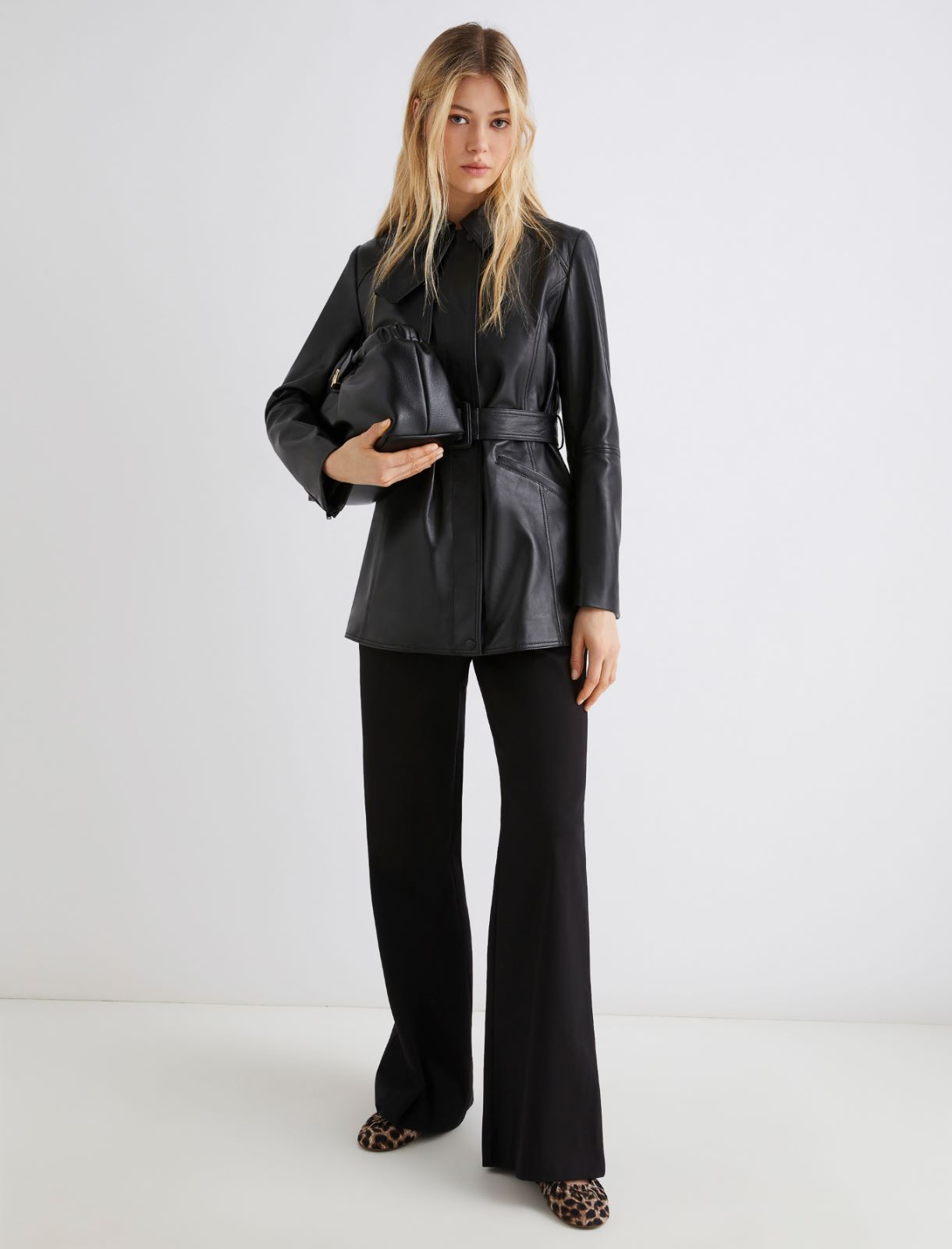 Lederjacke - SCHWARZ - Marella