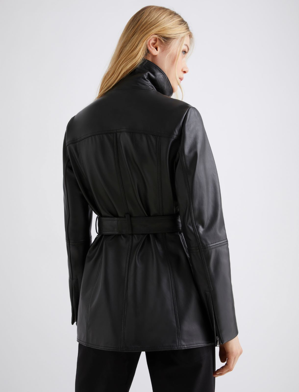 Lederjacke - SCHWARZ - Marella - 2