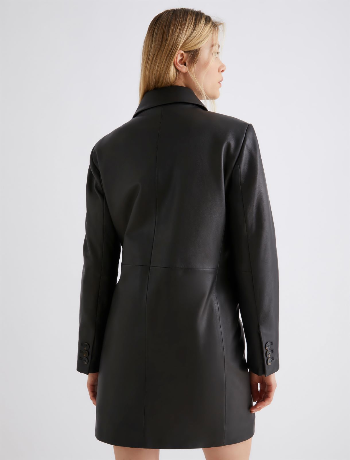 Leather coat - BLACK - Marella - 2