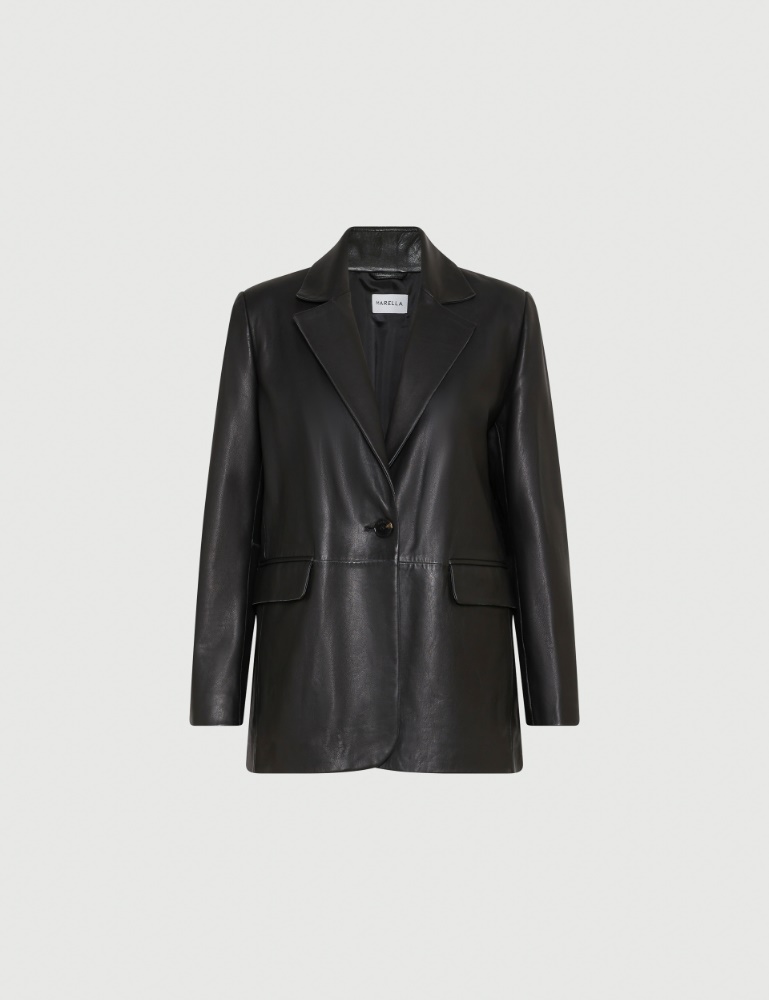 Leather blazer - Marella