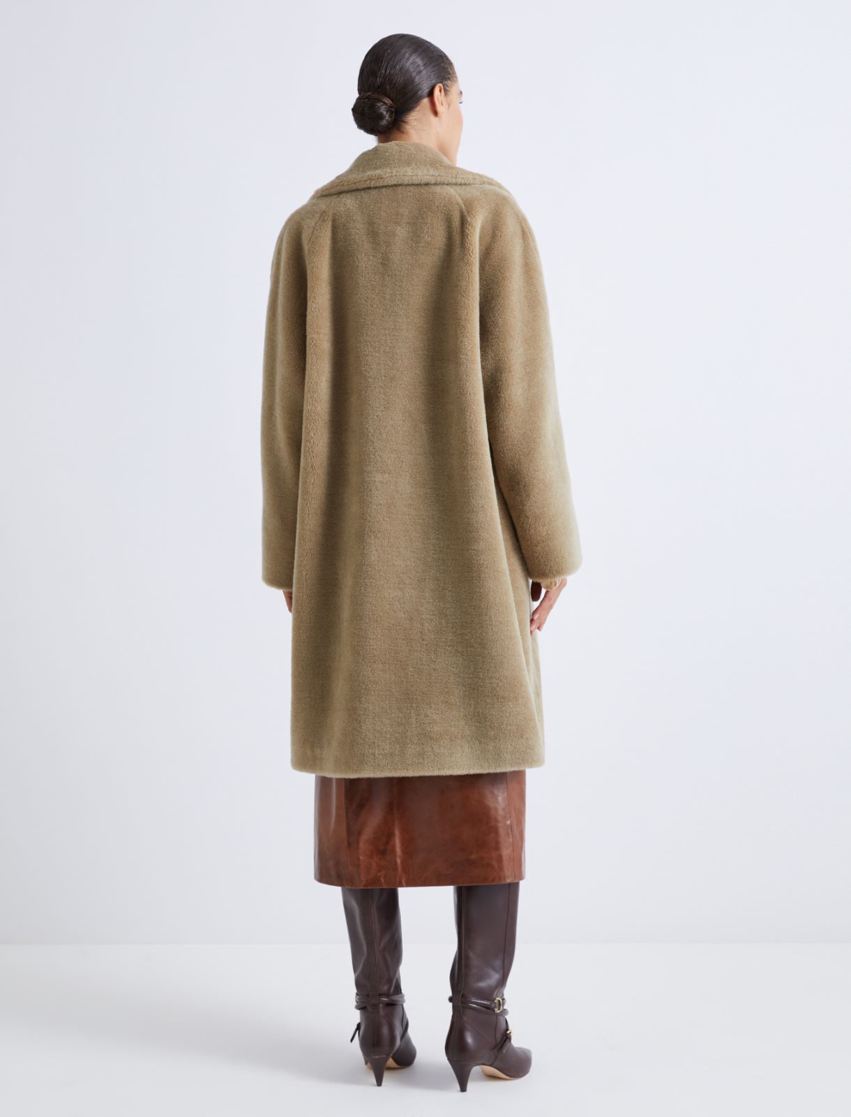 Double-breasted coat - OLIVE - Marella - 3