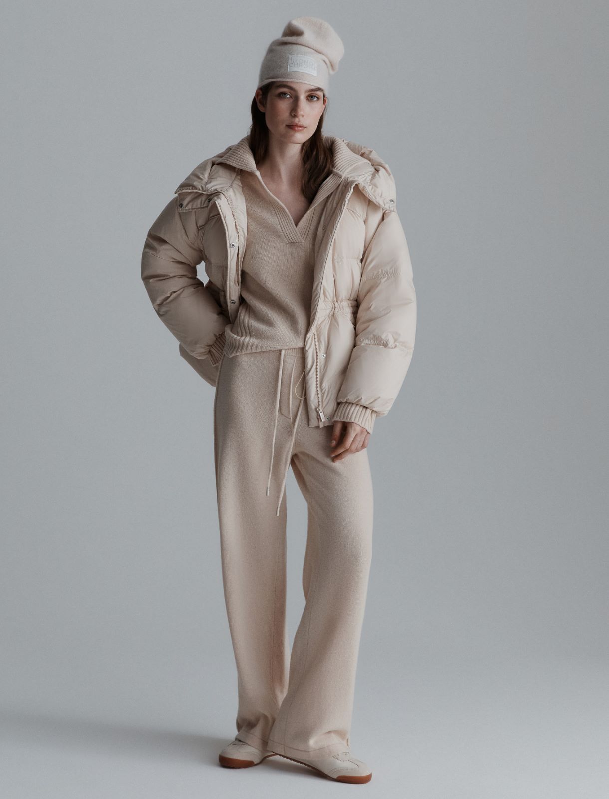 Waterproof down jacket - CREAM - Marella - 2