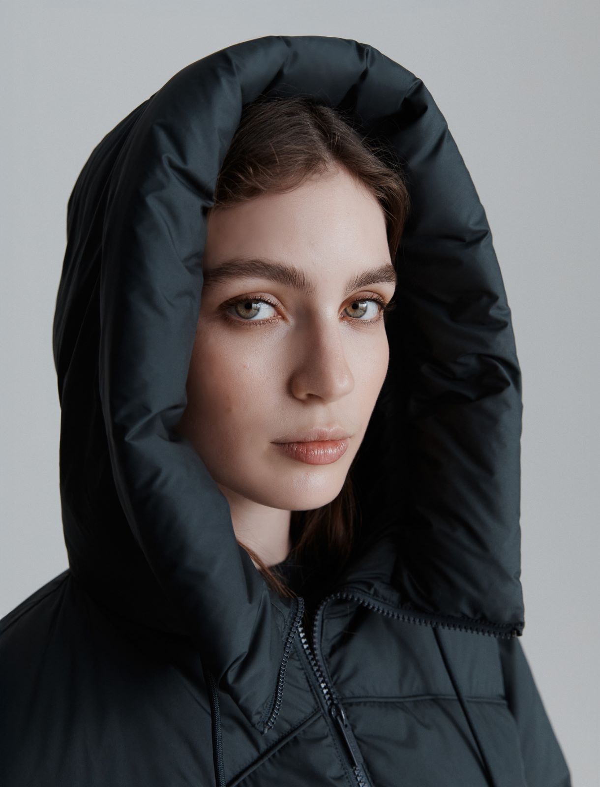 Flared waterproof down jacket - DARK GREY - Marella - 6