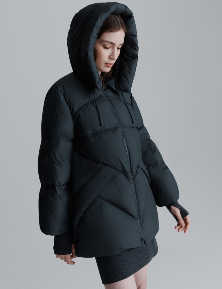 Flared waterproof down jacket - Marella