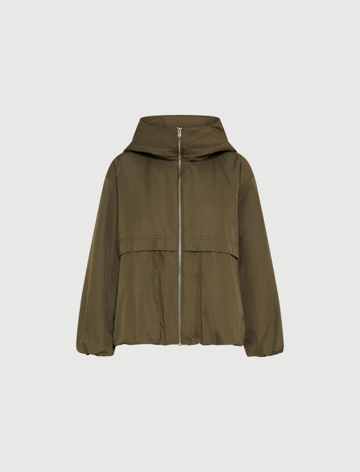 Water-repellent fabric padded heavy jacket - KAKI - Marella - 6